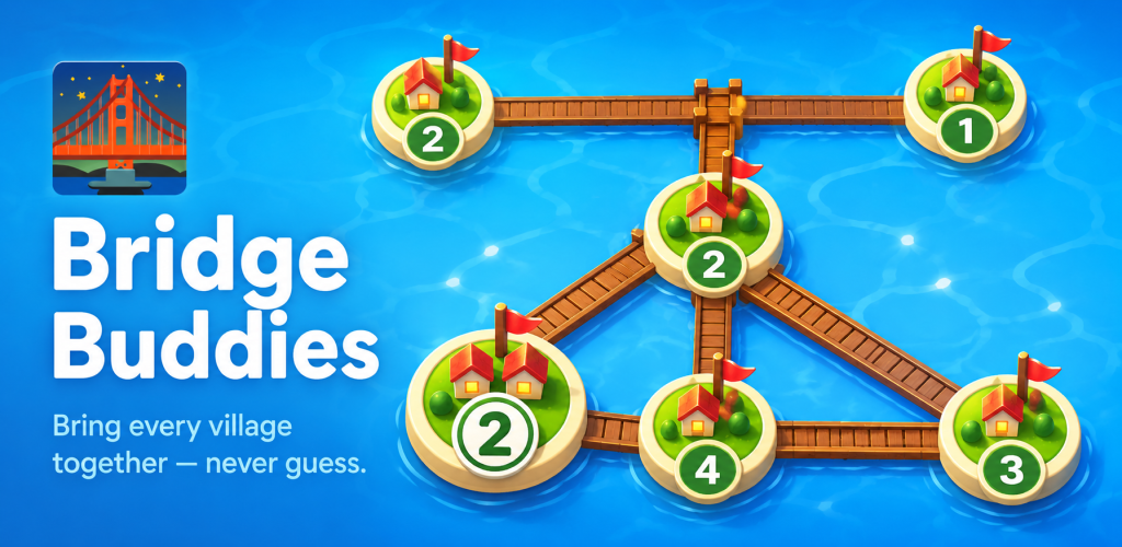 Bridge Buddies: Hashi Puzzle