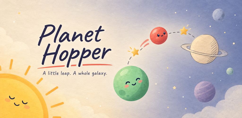 Planet Hopper: Space Jump official game artwork